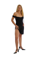 Fototapeta premium femme en robe noire 14