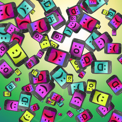 Telecommunications concept.