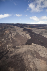 Fototapeta na wymiar Volcano's lava at Big Island