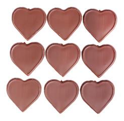 Heart shaped chocolate