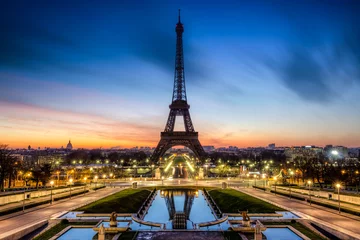 Papier Peint photo Autocollant Tour Eiffel Tour Eiffel Paris France
