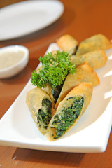 traditional spinach puff