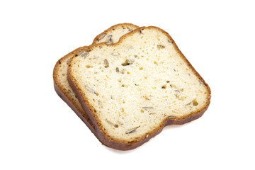 Sliced white bread