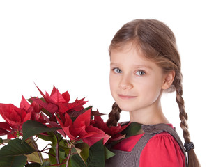 red flowers