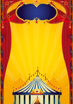 Beautiful circus poster