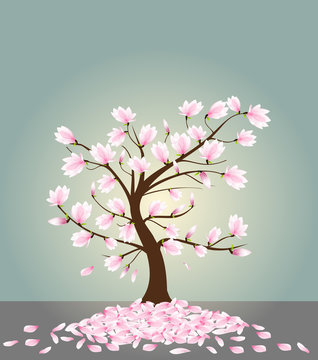 Magnolia clip art preview