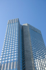 Obraz na płótnie Canvas Skyscraper we Frankfurcie nad Menem - Niemcy
