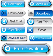 Download high-detailed modern buttons.
