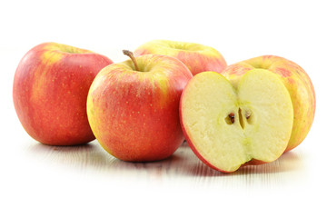 Apples isolated on white