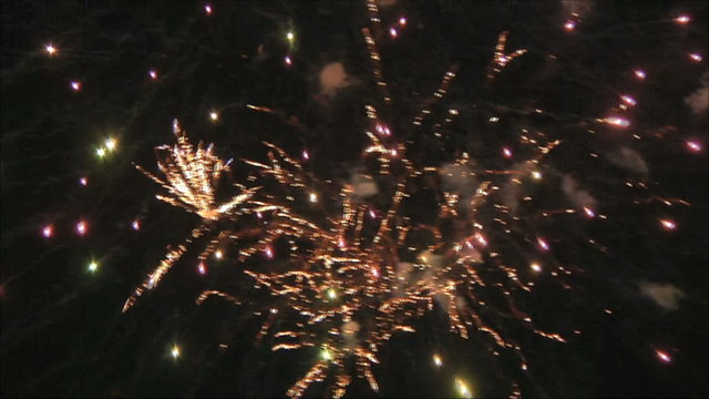 celebratory fireworks