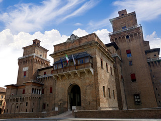 Fototapeta premium Castello Estense in Ferrara Italy