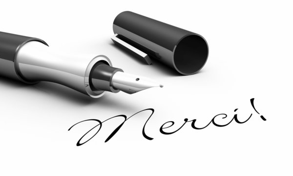 Merci! - Stift Konzept