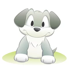 Selbstklebende Fototapeten Cartoon-Hund © mumut