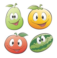 Cartoon Fruit