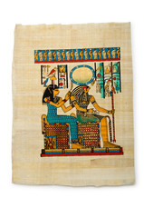 Egyptian papyrus as a background