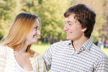 Fototapeta premium Young happy couple