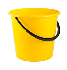 Yellow plastic bucket © mbongo