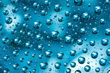 Abstract macro of water drops