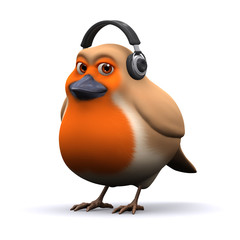 3d Robin got some new headphones for Christmas
