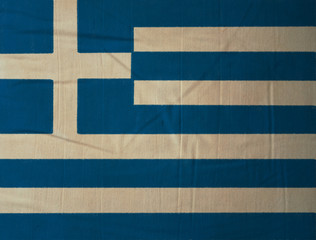 Greece flag ,grunge and retro flag series