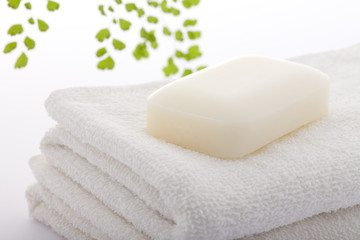 Soap and a towel © BRAD