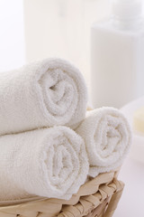 Obraz na płótnie Canvas Soap and towel