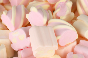 Marshmallows close-up