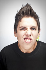 Portrait of a teenager