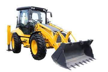 Obraz premium Yellow dredge