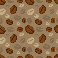 Coffee beans seamless