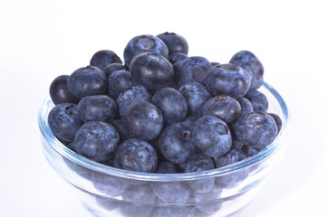 closeup of blueberries
