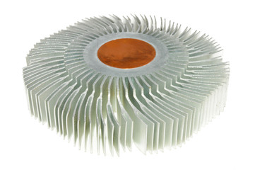 Round aluminum radiator