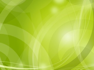 Green light abstract background