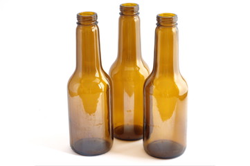 Three small bottles