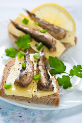 sprats sandwiches