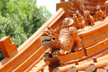 Chinese temple roof