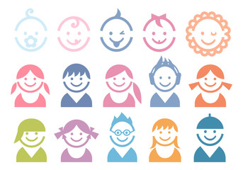 baby and children faces