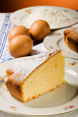 A slice of cake.