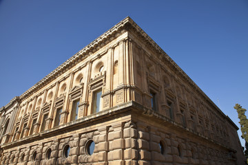 Obraz premium Palacio de Carlos V. Alhambra de Granada