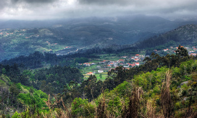 Fafe mountains in North of portugal