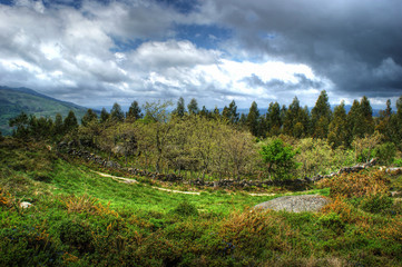 Fafe mountains in North of portugal