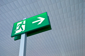 Exit sign
