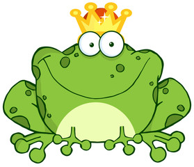 Frog Prince Cartoon Character