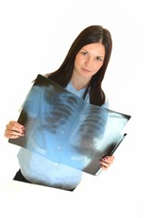 Fototapeta premium médecin avec x-ray