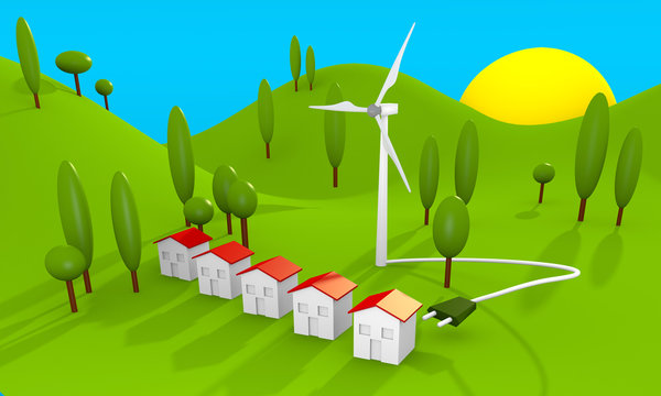 Green energy landscape