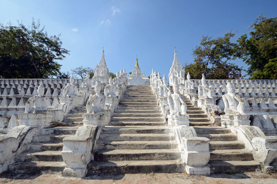 Satoya Paya in Mingun,Myanmar