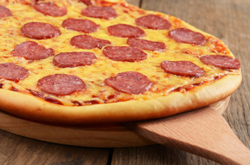 Pizza on the table