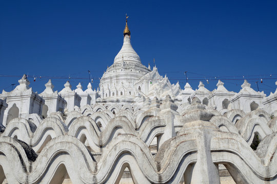 Hsin Phyu Me,Buddhist temple in Mingun,Myanmar