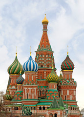 Fototapeta na wymiar Moscow, St Basils Cathedral