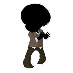 Little Business Girl Illustration